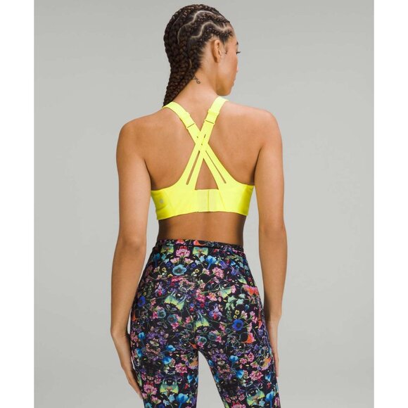 Lululemon Airsupport Bra High Support DD Cups Electric Lemon Ultralu™ Fabric Lig - Picture 2 of 2